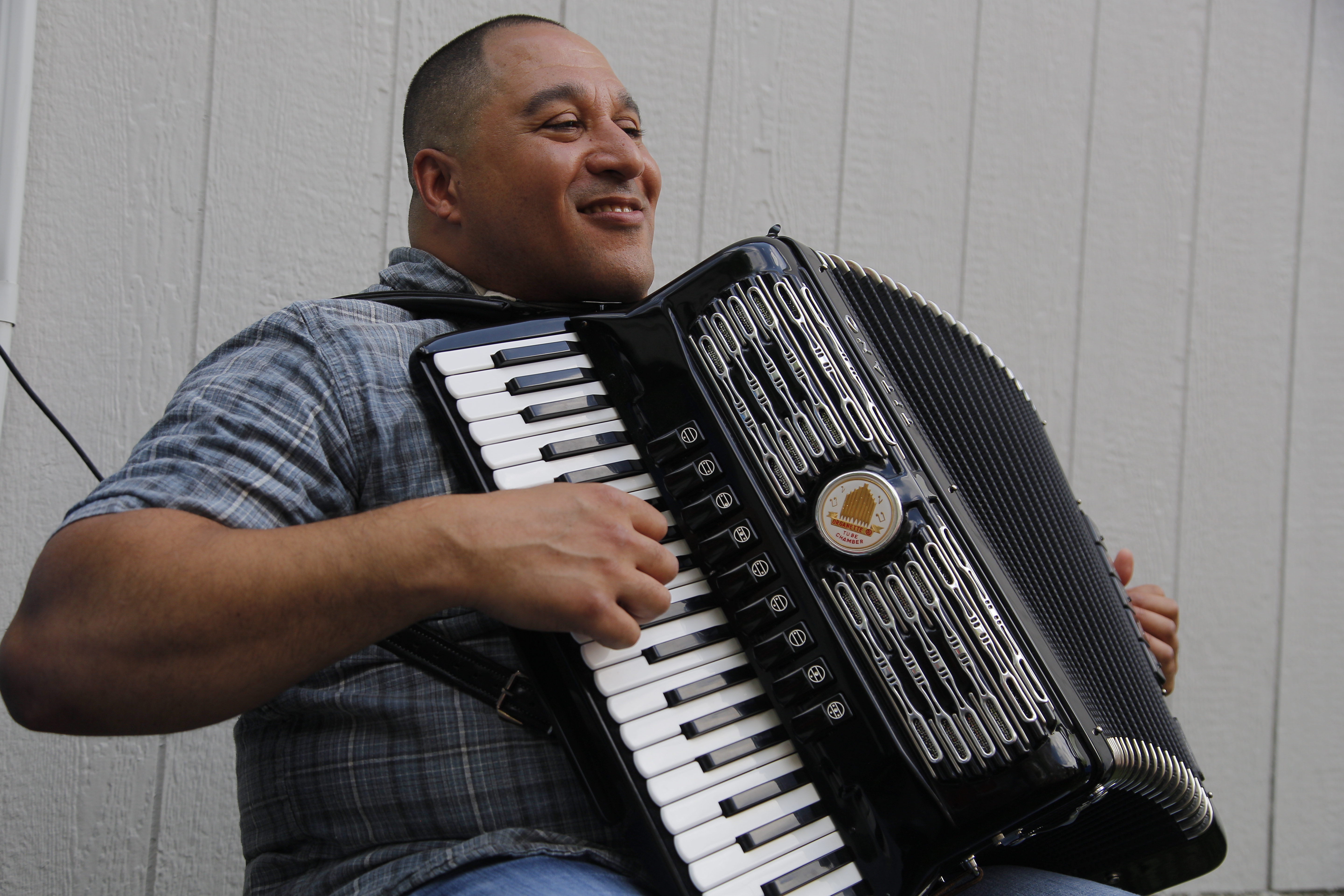 Man with accordion